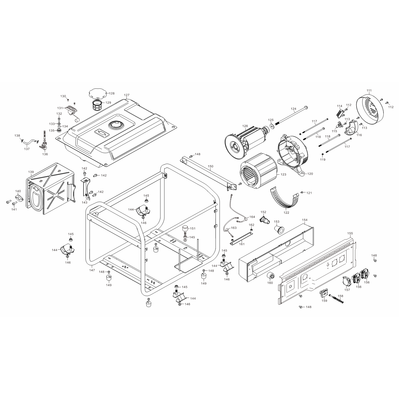 Генератор газовый СГ-5500Е